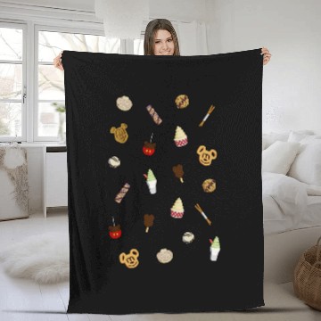 Discover Disney Snacks Fleece Blankets