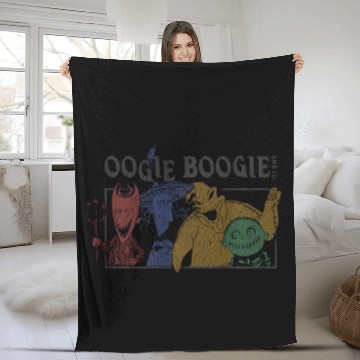 Discover Disneys nightmare bee christmas oogie boogie co pullover Fleece Blankets