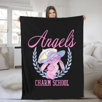 Discover Disneyss Lilo Stitch Angel Charm School Demure College Baseball Tees Fleece Blankets