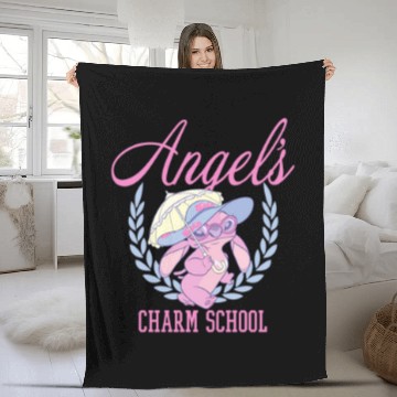 Discover Disneyss Lilo Stitch Angel Charm School Demure College Baseball Tees Fleece Blankets