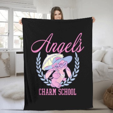 Discover Disneyss Lilo Stitch Angel Charm School Demure College Baseball Tees Fleece Blankets