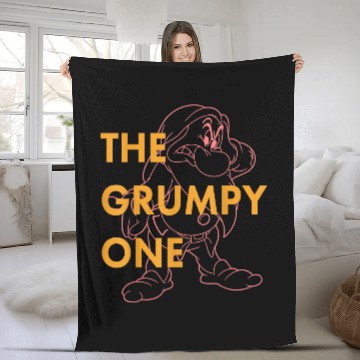 Discover Disneyss Snow White The Grumpy One Graphic Fleece Blankets
