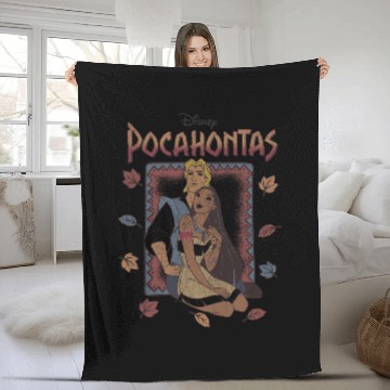Discover Disney Pocahontas Classic Movie Poster Baseball Tees Fleece Blankets