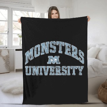 Discover Disney Pixar Monsters University Simple Collegiate Fleece Blankets