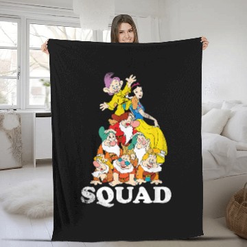 Discover Disneyss Snow White The Seven Dwarves Squad Goals Pile Fleece Blankets