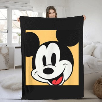Discover Amazon Essentials Disney Mickey Boxed Portrait Fleece Blankets