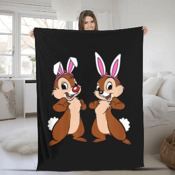 Discover Amazon Essentials Disney Chip n Dale Spring East Fleece Blankets