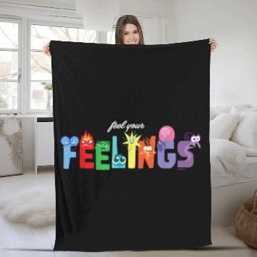Discover Disneyss And Pixarss Inside Out 2 Emotions Feel Your Feelings Fleece Blankets