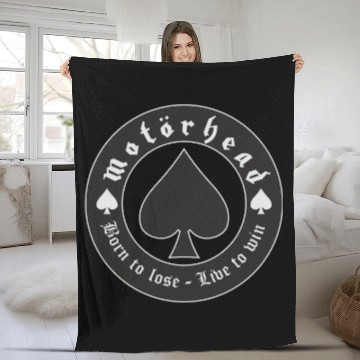 Discover Motorhead Born to Lose Fleece Blankets
