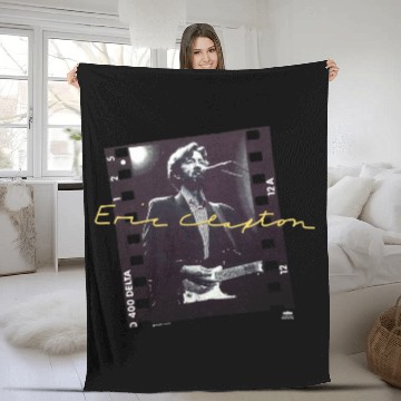 Discover Vintage Eric Clapton Fleece Blankets