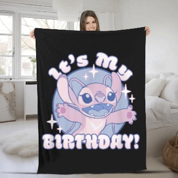 Discover Disneys Lilo Stitch Angel It's My Birthday Sparkle Baseball Tees Fleece Blankets