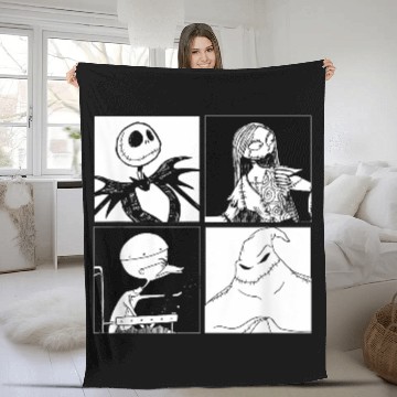 Discover Disneyss Nightmare Before Christmas Four Box Fleece Blankets