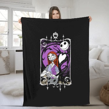 Discover Disneyss Nightmare Before Christmas Jack And Sally Fleece Blankets