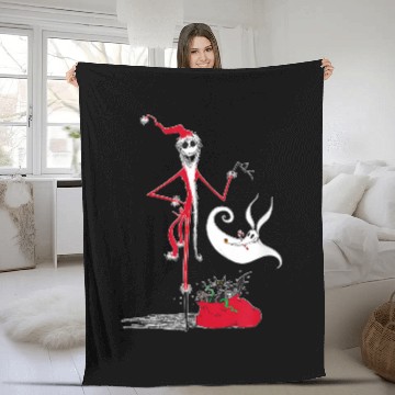 Discover Disneyss Nightmare Before Christmas Holiday Jack Zero Fleece Blankets