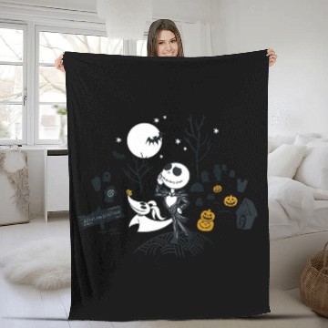 Discover Disneyss The Nightmare Before Christmas Halloween Town Entry Fleece Blankets