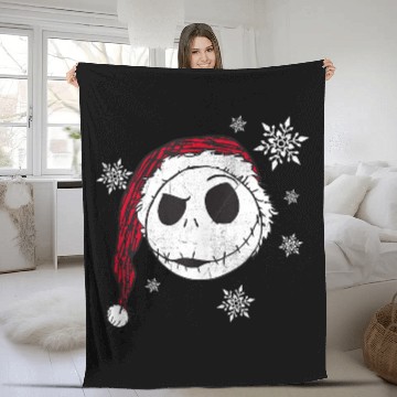 Discover Disneyss Nightmare Before Christmas Snowflake Holiday Fleece Blankets