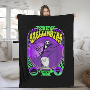 Discover Disneyss Nightmare Before Christmas Retro Jack Skellington Baseball Tees Fleece Blankets