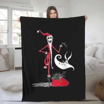 Discover Disneyss Nightmare Before Christmas Holiday Jack Zero Fleece Blankets