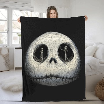 Discover Disneyss The Nightmare Before Christmas Sally And Jack Faces Zip Fleece Blankets