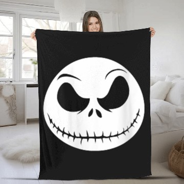 Discover Disneyss The Nightmare Before Christmas Jack Big Faces Baseball Tees Fleece Blankets