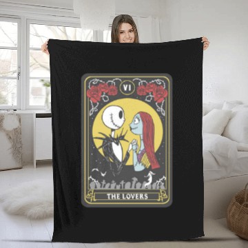 Discover Disneyss The Nightmare Before Christmas Jack Sally Lovers Fleece Blankets