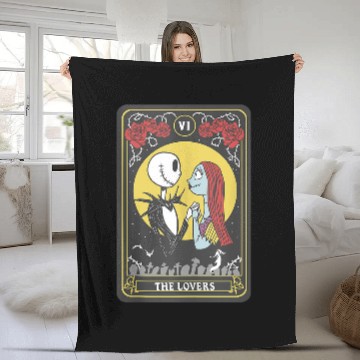 Discover Disneyss The Nightmare Before Christmas Jack Sally Lovers Zip Fleece Blankets