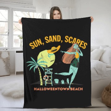 Discover Disneyss The Nightmare Before Christmas Sun Sand Scares Beach Fleece Blankets