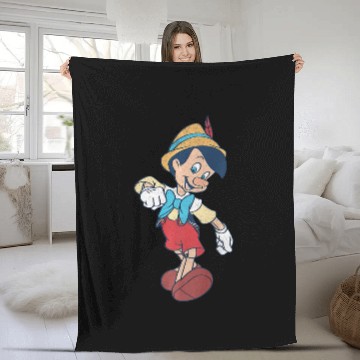 Discover Disneys Pinocchio Vintages Portrait Premium Fleece Blankets