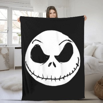Discover Disneyss The Nightmare Before Christmas Jack Skellington Faces Zip Fleece Blankets