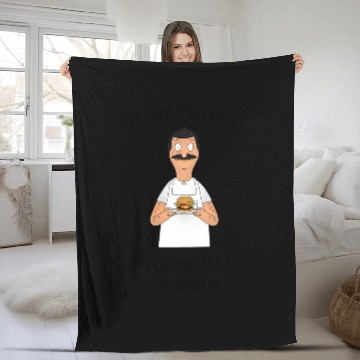 Discover bobs burgers youre all terrible sweat Baseball Jerseys Fleece Blankets