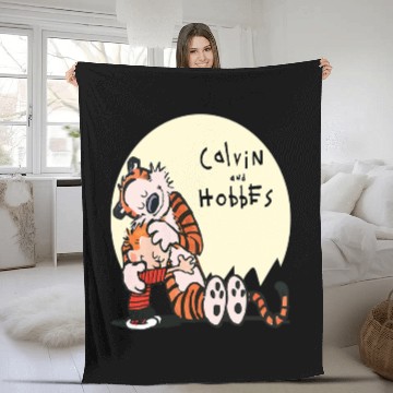 Discover CalVin And Hobbes Fleece Blankets