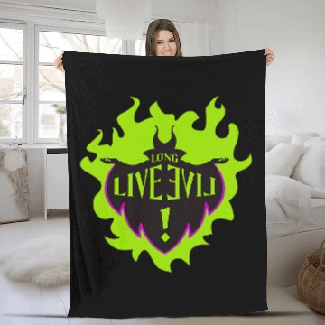 Discover Disneys descendants maleficent long live evil Hawaiians Fleece Blankets