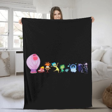 Discover Disneyss And Pixarss Inside Out 2 Emotions Toony Lineup Fleece Blankets