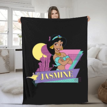 Discover Disneyss Aladdin Retro 90s Couples Matching Princess Jasmine Fleece Blankets