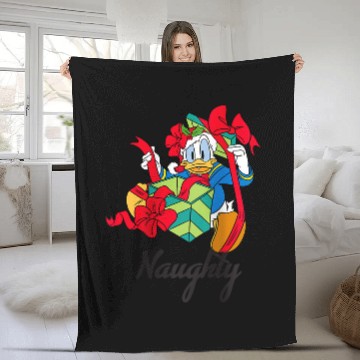 Discover Disneyss Donald Duck Naughty Wrapped Present Baseball Tees Fleece Blankets