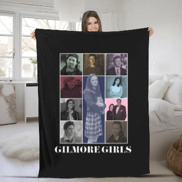 Discover Gilmore Girls Eras Tour Poster (White Print) Baseball Tees Fleece Blankets