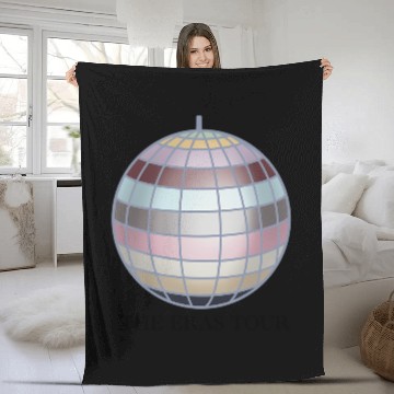Discover Eras Tour Disco Ball Fleece Blankets