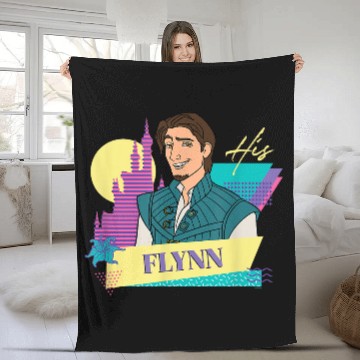 Discover Disneyss Tangled Retro 90s Couples Matching His Flynn Rider Baseball Tees Fleece Blankets