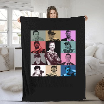 Discover Ryan Blaney Eras Tour 2024! Zip Fleece Blankets