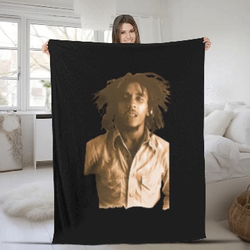 Discover Legend Bob Marley Vintage Fleece Blankets