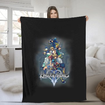 Discover Disneyss Kingdom Hearts Ii Classic Epic Group shots Poster Fleece Blankets