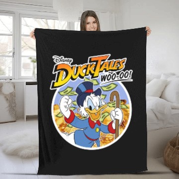 Discover Disney DuckTales Classic Uncle Scrooge Woo oo Baseball Jerseys Fleece Blankets