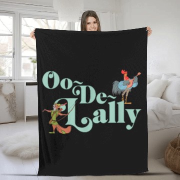 Discover Disneyss Robin Hood Oo de lally Iconic Quote Chest Text Logo Baseball Tees Fleece Blankets