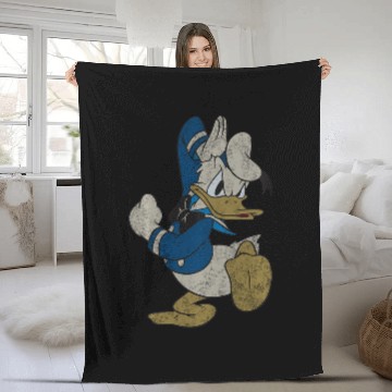 Discover Disney - Vintage Angry Donald Duck Hat Fleece Blankets