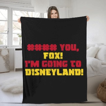 Discover Deadpool   You Fox Im Going To Disneyland Fleece Blankets - 1 Zip Fleece Blankets