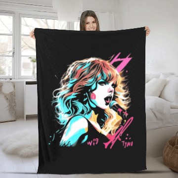 Discover Swift Symphony: A Visual Ode To Eras Tour Fleece Blankets