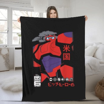 Discover Disney Big Hero 6 TV Series Baymax Robo Size Gra Baseball Tees Fleece Blankets