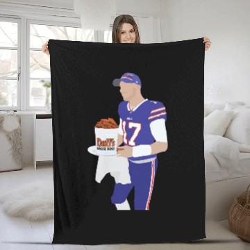 Discover Josh Allen Fleece Blankets