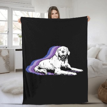 Discover Marvel Hawkeye Disney Plus Lucky Afterimage Fleece Blankets