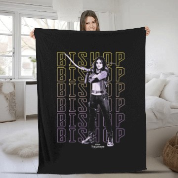 Discover Marvel Hawkeye Disney Plus Bishop Text Stack Pos Fleece Blankets